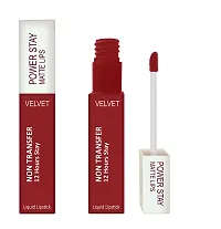 ForSure? Power Stay Matte Lipstick - Liquid (Upto 12 Hrs Stay) (ICONIC RED-22)-thumb2