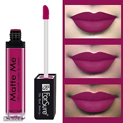 ForSure Matte Me Liquid Lipstick Non - Transferable Combo (Magenta, Ruby Red, Pack of 2)-thumb4