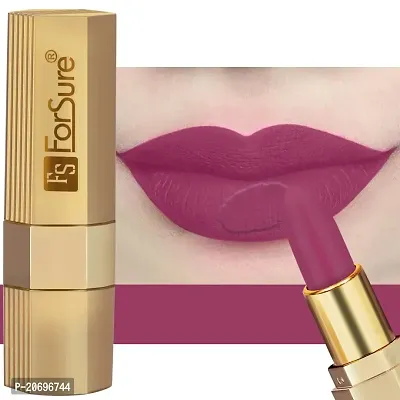 ForSure? Xpression Lipsick Long Lasting Matte Finish Combo of 3 Colors Lipstick for Women Suitable All Tones 3.5gm Each (Nude Matte-Red Velvet-Magenta)-thumb4