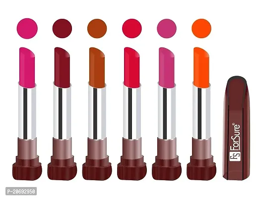 FORSURE American Matte Lipstick Multi color Combo (Set Of 6 pcs)-thumb0