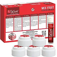 ForSurereg; 5-Pieces Each Combo Pack Facial Kit with Cleanser, Scrub, Gel, Whitening Cream, Mask Pack for Women  Men (FREE FACE SERUM) 80gm each (80 Gram, Gold Facial ,Mix Mix-Fruit Facial)-thumb2