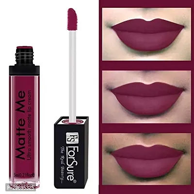 ForSure Matte Me Liquid Lipstick Non - Transferable (Pack of 3) (Rust Brown, Royal Maroon, Ruby Red)-thumb2