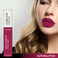 ForSure? Power Stay Matte Lipstick - Liquid (Upto 12 Hrs Stay) (BLAST PINK)-thumb2