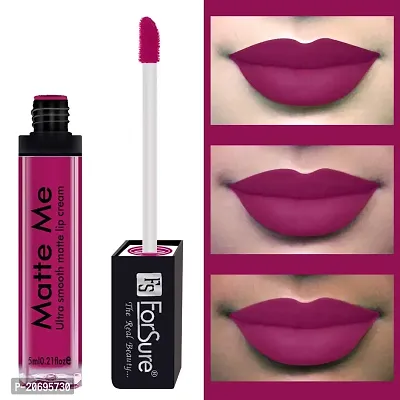 ForSure Matte Me Liquid Lipstick Non - Transferable Combo (Magenta , Rust Brown , Matte Red, Pack Of 3)-thumb5