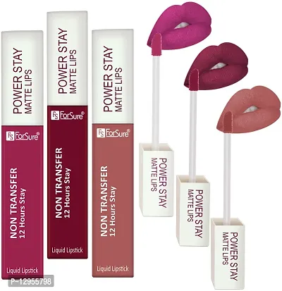 Power Stay Matte Ink Bold Lip Color Liquid Lipstick Combo Pack Of 3 Peice-thumb0