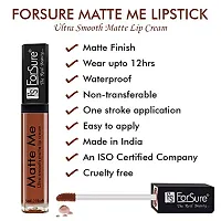 ForSure Matte Me Liquid Lipstick Non - Transferable (Pack of 3) (Royal Maroon, Magenta, Rust Brown,)-thumb4