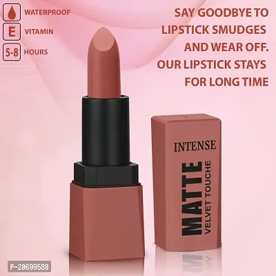 ForSure? HD Matte Lipstick Long hours Stay Smooth Matte Texture 3.5gm (Adorable Nude)-thumb3