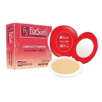 ForSure Compact Powder with Primer Effect, Kajal and Pack of 3 Forfor Matte Lipstick (Colour - Orange, Red, Pink)-thumb1
