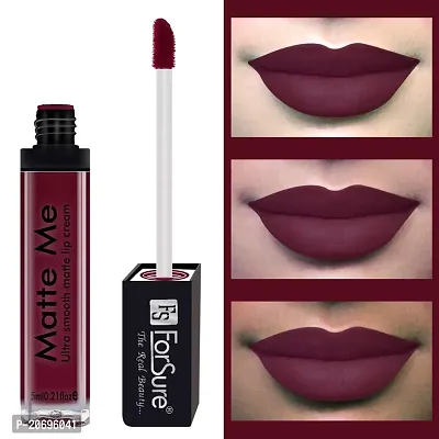 ForSure Matte Me Liquid Lipstick Non - Transferable (Pack of 4) (Royal Maroon , Magenta , Rust Brown , Ruby Red)-thumb5