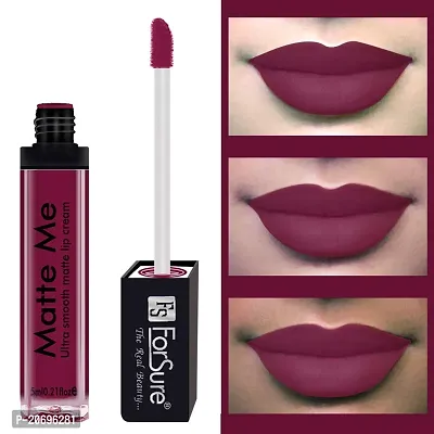 ForSure Matte Me Liquid Lipstick Non - Transferable Combo (Royal Maroon ,Rich Pink , Matte Red, Pack Of 3)-thumb4