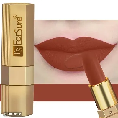 ForSure? Xpression Long Lasting Matte Finish Lipsicks set of 2 Different Colors Lipstick for Women Suitable All Indian Tones 3.5gm Each (Brown Nude-Red Velvet)-thumb3