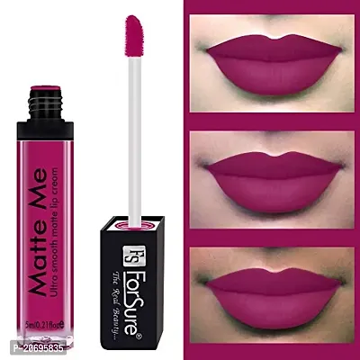 ForSure Matte Me Liquid Lipstick Non - Transferable (Pack of 3) (Rich Pink,Royal Maroon, Magenta)-thumb4