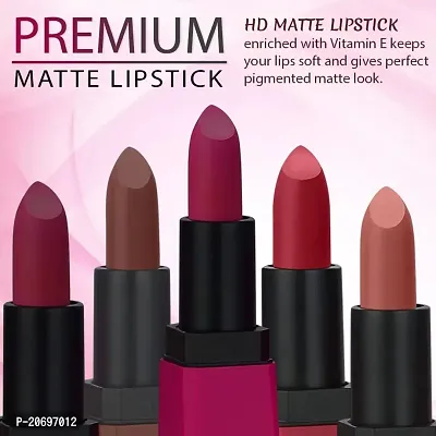 ForSure? HD Matte Lipstick Long hours Stay Smooth Matte Texture 3.5gm (Petal Pink)-thumb4