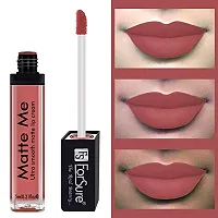 ForSure Matte Me Liquid Lipstick Combo of 2 (Non Transferable) (Brown  Red)-thumb2