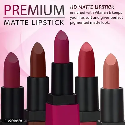 ForSure? HD Matte Lipstick Long hours Stay Smooth Matte Texture 3.5gm (Red Velvet)-thumb2