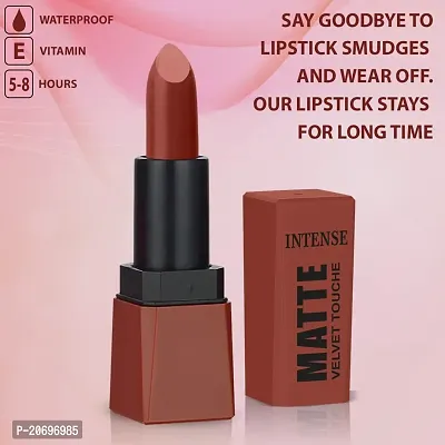 ForSure? HD Matte Lipstick Long hours Stay Smooth Matte Texture 3.5gm (Tan Brown)-thumb3