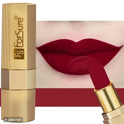 ForSure? Xpression Long Lasting Matte Finish Lipsicks set of 2 Different Colors Lipstick for Women Suitable All Indian Tones 3.5gm Each (Maroon Matte-Red Velvet)-thumb3