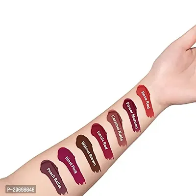 ForSure Liquid Matte Lipstick Waterproof, Power Stay (Upto 12 Hrs Stay), Matte Finish - Regular Red-thumb2