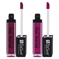 ForSure Matte Me Liquid Lipstick Non - Transferable Combo (Royal Maroon ,Magenta , Rust Brown , Nude, Pack of 4)-thumb1