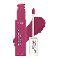 ForSurereg; Liquid Matte Lipstick Waterproof - Power Stay Lipstick combo (Upto 12 Hrs Stay) (Pink Blush, Cherry Maroon)-thumb4