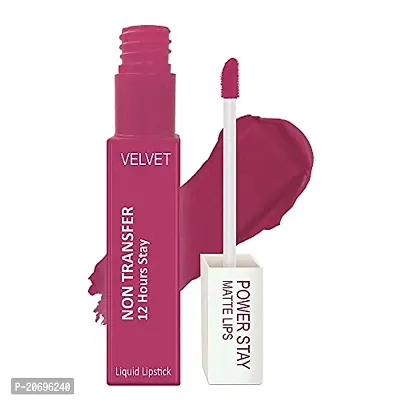 ForSurereg; Liquid Matte Lipstick Waterproof - Power Stay Lipstick combo (Upto 12 Hrs Stay) (Pink Blush, Cherry Maroon)-thumb5