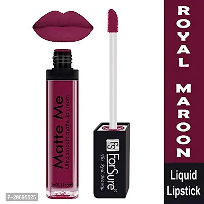 ForSurereg; Matte Me Liquid Lipstick (Non Transferable) (Royal Maroon)-thumb2