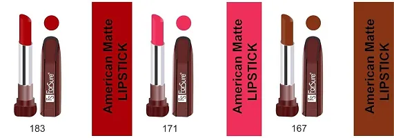 FORSURE American Matte Lipstick Multi color Combo (Set Of 6 pcs)-thumb2