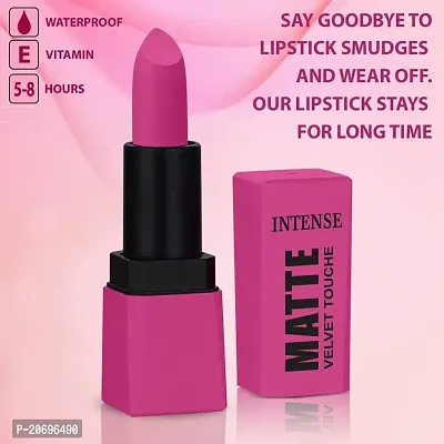 ForSure? HD Matte Lipstick Long hours Stay Smooth Matte Texture 3.5gm (Magenta)-thumb3