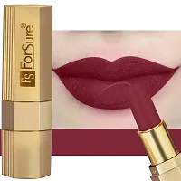 ForSure? Xpression Long Lasting Matte Finish Lipsicks set of 2 Different Colors Lipstick for Women Suitable All Indian Tones 3.5gm Each (Nude Matte-Cherry Red)-thumb1