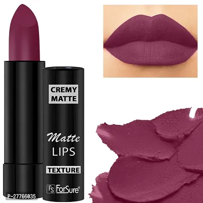 ForSure Cremy Matte Long Lasting Enriched With Vitamin E Lipstick- 3.5gm, cherry Red-thumb0