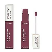 ForSurereg; Power Stay Velvet Matte Lipstick - Liquid (Upto 12 Hrs Stay) (PEACH BALLET)-thumb1