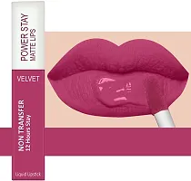 Waterproof Liquid Matte Lipstick - Power Stay Lipstick Combo (Upto 12 Hrs Stay)-thumb1