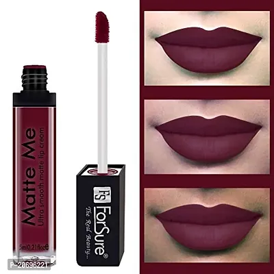 ForSure Matte Me Liquid Lipstick Non - Transferable Combo (Rust Brown , Ruby Red , Nude, Pack Of 3)-thumb4