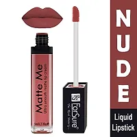 ForSure Matte Me Liquid Lipstick (Non Transferable) (Nude)-thumb1