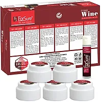 ForSurereg; Wine Facial Kit 5-Pieces Skin Care Set with Deep Cleanser, Exfoliating Scrub, Nourishing Gel, Whitening Cream, Mask Pack And FREE Face Serum for Anti Aging Skin Care Kit For Women(80gm)-thumb1