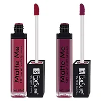 ForSure Matte Me Liquid Lipstick Non - Transferable Combo (Rich pink , Royal Maroon ,Magenta , Nude, Pack of 4)-thumb2