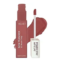 ForSurereg; Liquid Matte Lipstick Waterproof - Power Stay Lipstick combo (Upto 12 Hrs Stay) (Pink Blush, Peach Nude)-thumb4