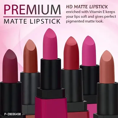 ForSure? HD Matte Lipstick Long hours Stay Smooth Matte Texture 3.5gm (Magenta)-thumb4