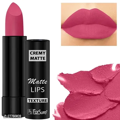 ForSure Cremy Matte Long Lasting Enriched With Vitamin E Lipstick- 3.5gm,Pink