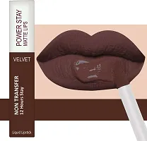 Waterproof Liquid Matte Lipstick - Power Stay Lipstick Combo (Upto 12 Hrs Stay)-thumb3