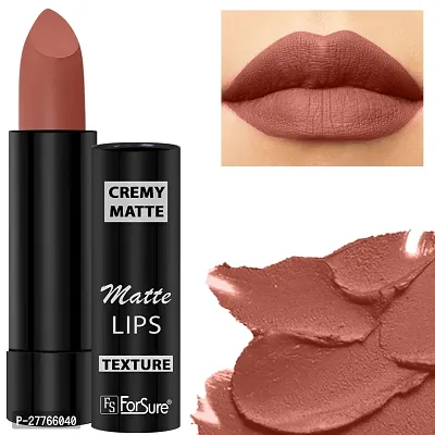 ForSure Cremy Matte Long Lasting Enriched With Vitamin E Lipstick- 3.5gm, Nude