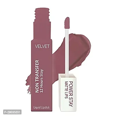 ForSurereg; Power Stay Velvet Matte Lipstick - Liquid (Upto 12 Hrs Stay) (PEACH BALLET)