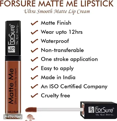 Matte Me Liquid Waterproof Lipstick (Non Transferable)-thumb4