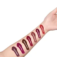 ForSure? Power Stay Matte Lipstick - Liquid (Upto 12 Hrs Stay) (PEACH BALLET)-thumb4