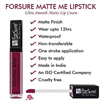 ForSure Matte Me Liquid Lipstick Non - Transferable Combo (Royal Maroon , Ruby Red, Pack of 2)-thumb4