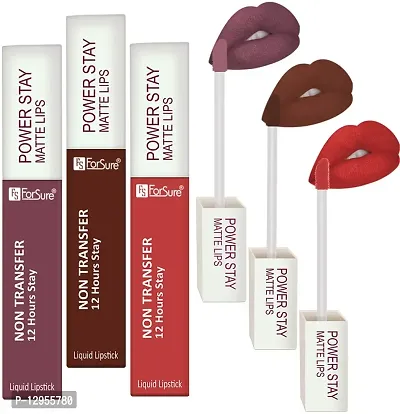 Power Stay Matte Ink Bold Lip Color Liquid Lipstick Combo Pack Of 3 Peice-thumb0