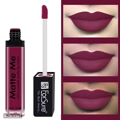 ForSure Matte Me Liquid Lipstick Non - Transferable (Pack of 4) (Royal Maroon , Magenta , Rust Brown , Ruby Red)-thumb2