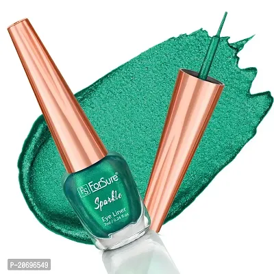 ForSure? Absolute Shine Liquid Glitter Eyeliner, Intense Color, Long Lasting, Glossy Texture (7 ml each) (Glitter Green)