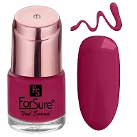 ForSure? Liquid Matte Lipstick Waterproof Power Stay Lipstick  Nail Polish combo (Glossy Pink , Pink Blush)-thumb2