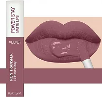 Waterproof Liquid Matte Lipstick - Power Stay Lipstick Combo (Upto 12 Hrs Stay)-thumb1